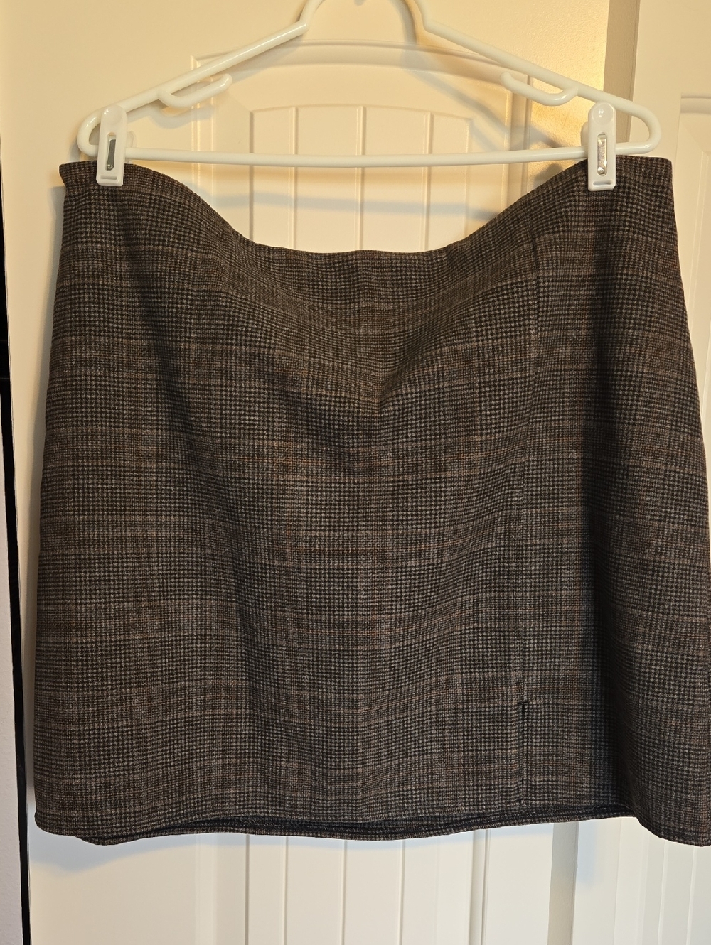 Old Navy Brown Plaid Mini Skirt